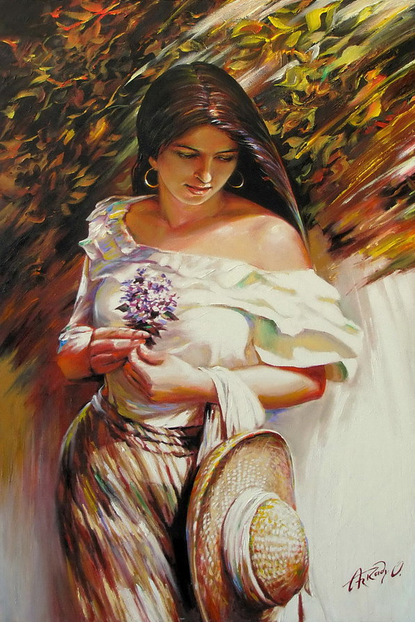 девушка - оригинал