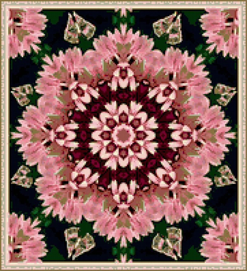 Подушка-мандала - предпросмотр