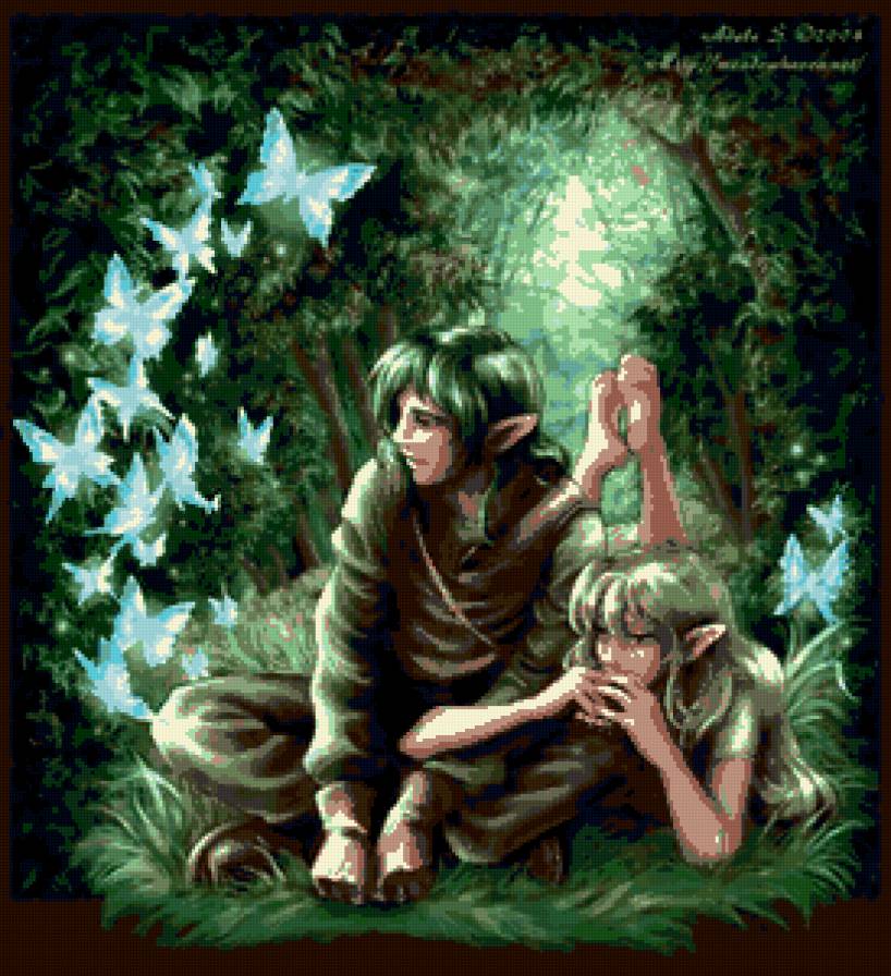 Эльфы. - мифы, легенды, парень, сказки, любовь, девушка, выдумки - предпросмотр