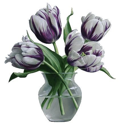 тюльпаны в вазе - оригинал