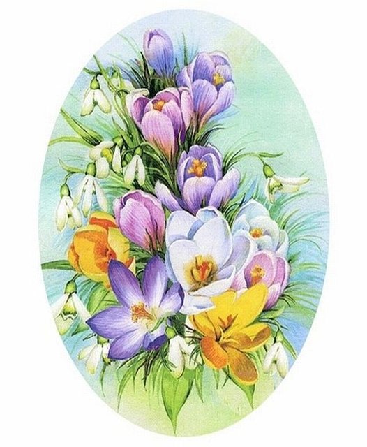 веснянки - букет, цветы - оригинал