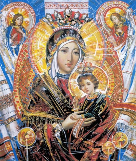Божья матерь - икона - оригинал