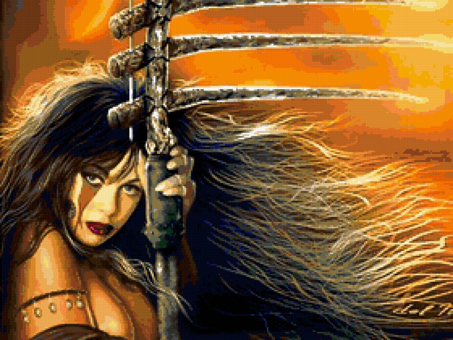 девушка-смерть - картинка, девушка - предпросмотр