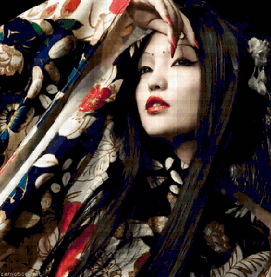 Японская красавица - девушки, восток, япония - предпросмотр