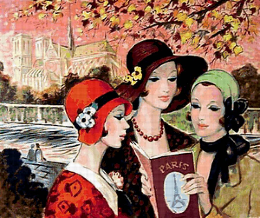 Парижский шарм - город, париж, парижанки, девушки - предпросмотр