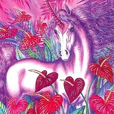 Сказочный единорог