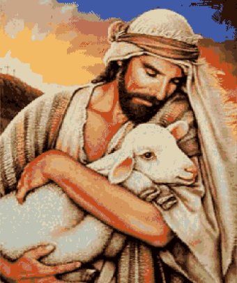 исус с агнето - оригинал