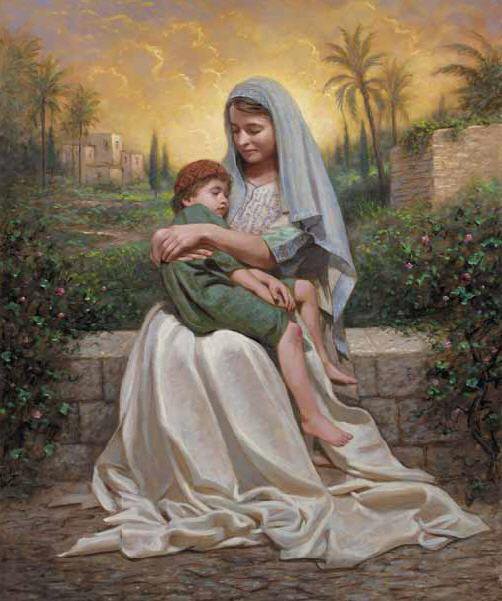 дева мария и малкия исус - оригинал