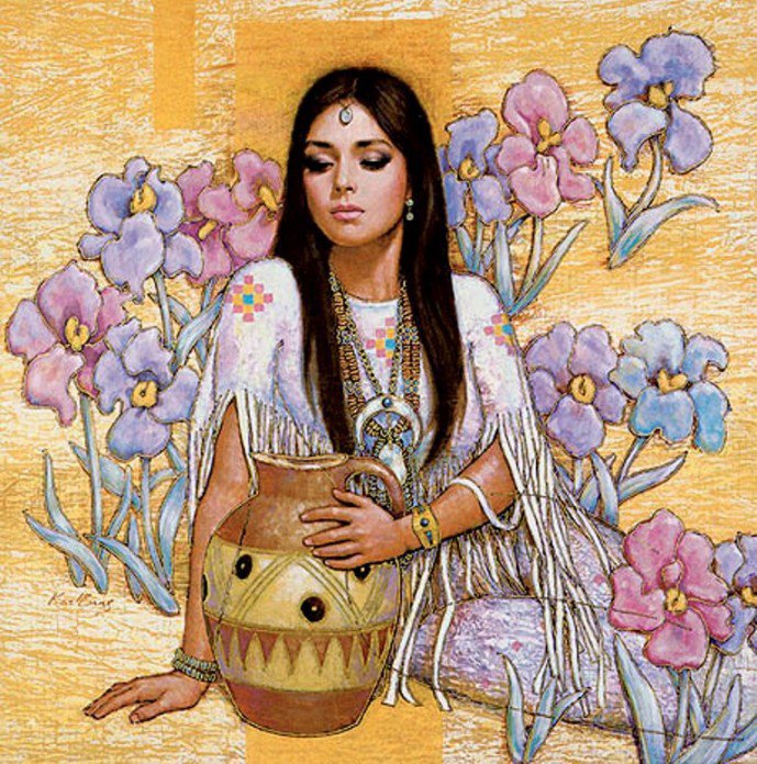 девушка скувшином - оригинал