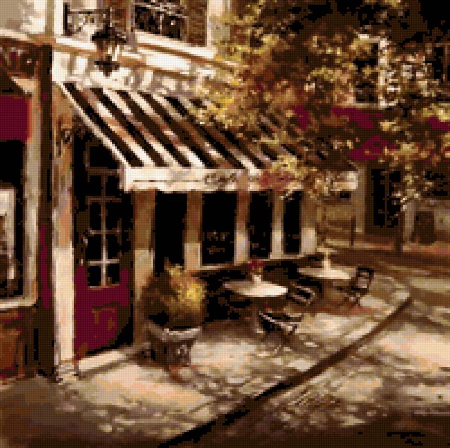 Brent Heighton's - кафе на бульваре - предпросмотр