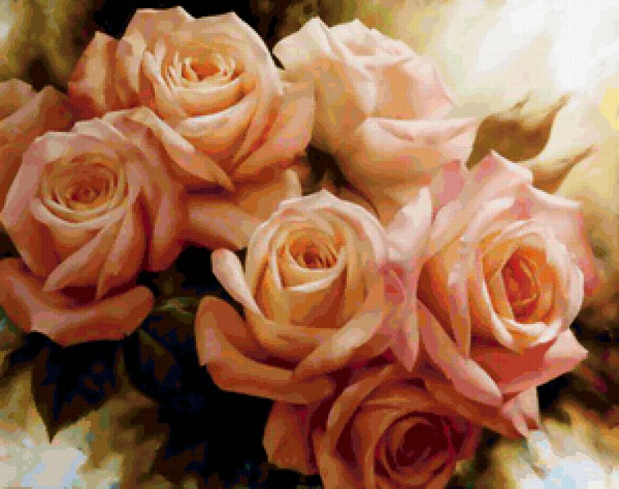 цветы от художника Игоря Левашова - природа, цветы - предпросмотр