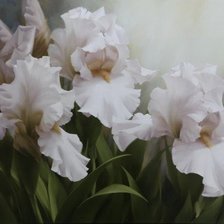 Схема вышивки «цветы от художника Игоря Левашова»
