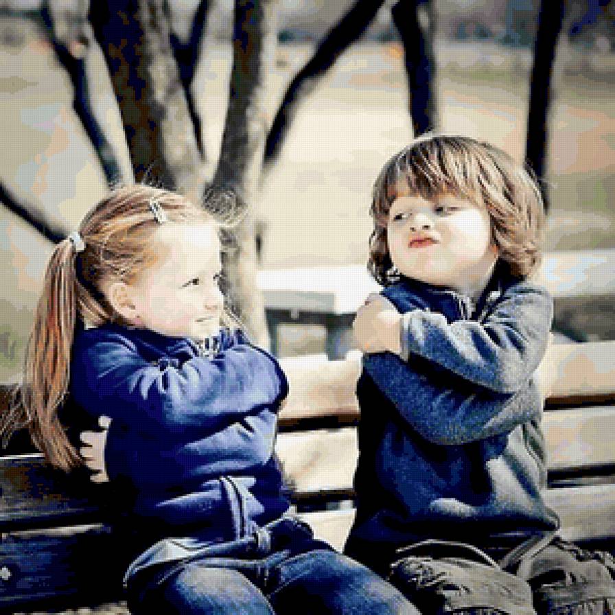 Парочка - дети - предпросмотр