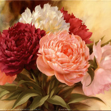 Оригинал схемы вышивки «цветы от художника Игоря Левашова» (№296760)