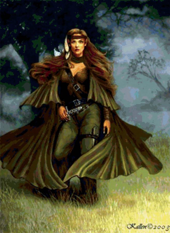 Женщина-воин - предпросмотр