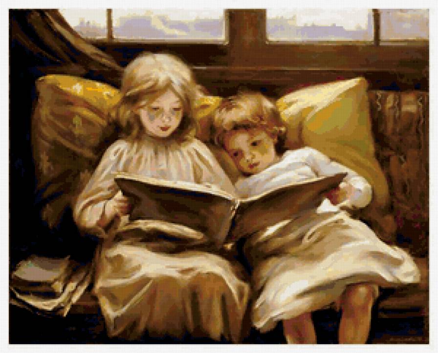 Чтение - книга. дети - предпросмотр