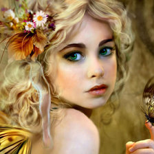 Схема вышивки «Девочка»