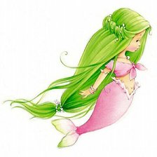 Схема вышивки «Милая русалочка»