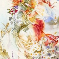 Схема вышивки «весна»