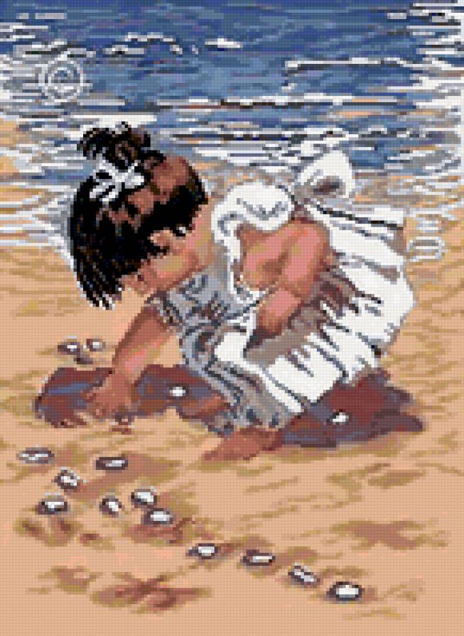 девочка у моря - море, дети - предпросмотр