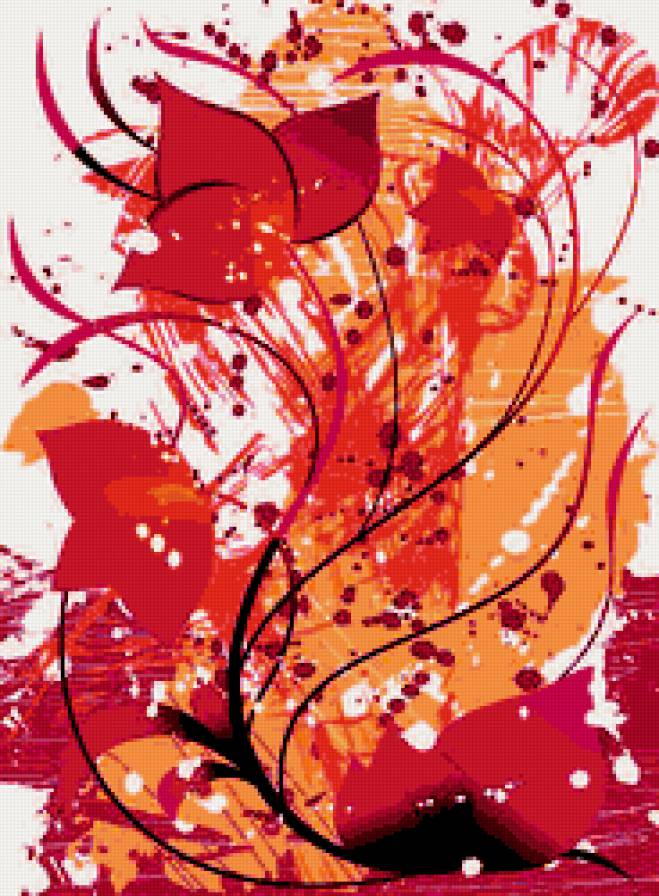 оригинальный узор - подушка, цветы, узор, орнамент - предпросмотр