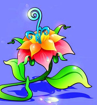 сказочный цветок - орнамент, цветы, узор, подушка - оригинал