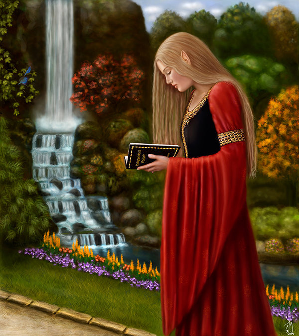 эльф - природа, , сказка, девушка, мифология, фентези - оригинал