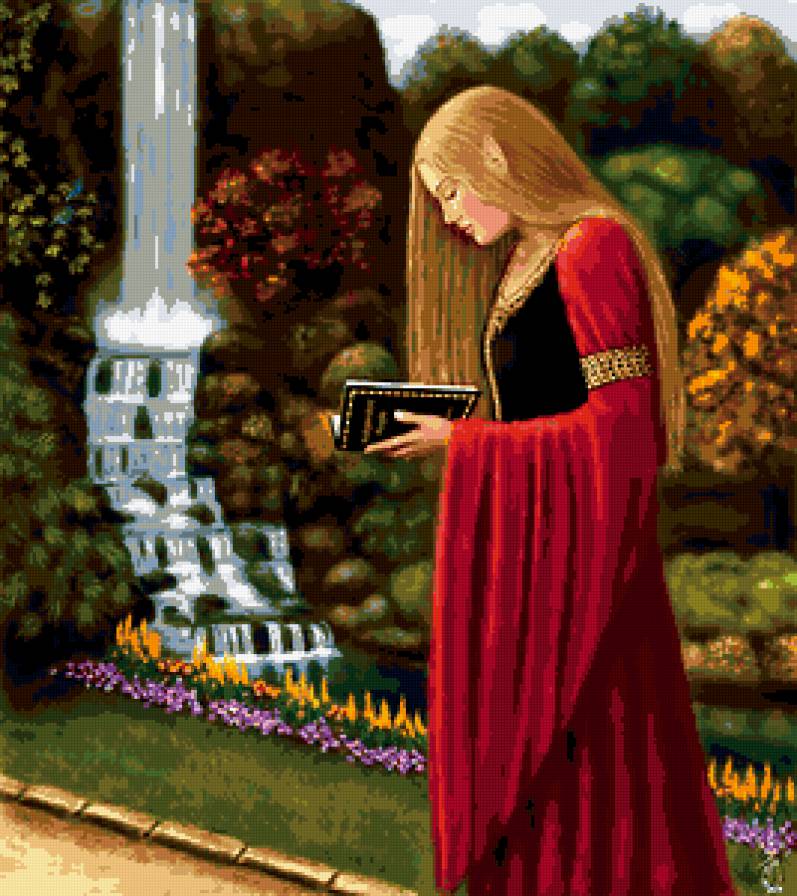 эльф - сказка, природа, девушка, фентези, , мифология - предпросмотр