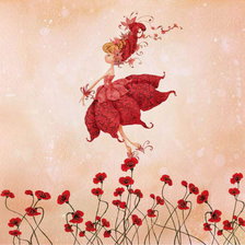 Схема вышивки «фея цветов»