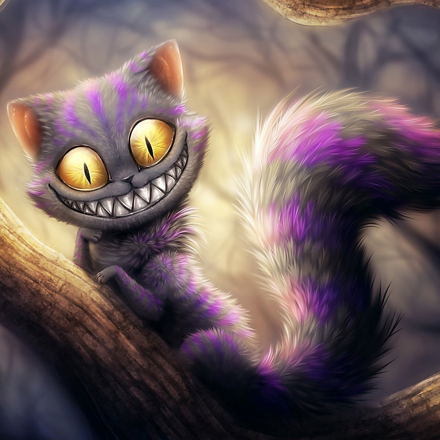 Чеширский кот - кот - оригинал