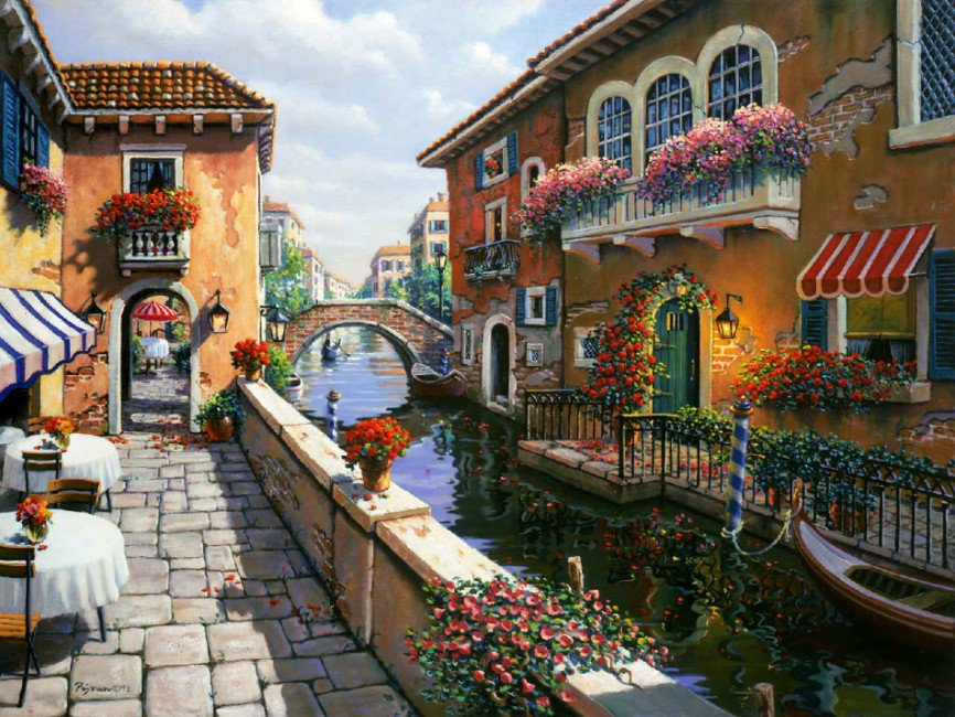 прекрасная Венеция - картина - оригинал