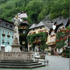 Схема вышивки «ГОРОДОК в горах»