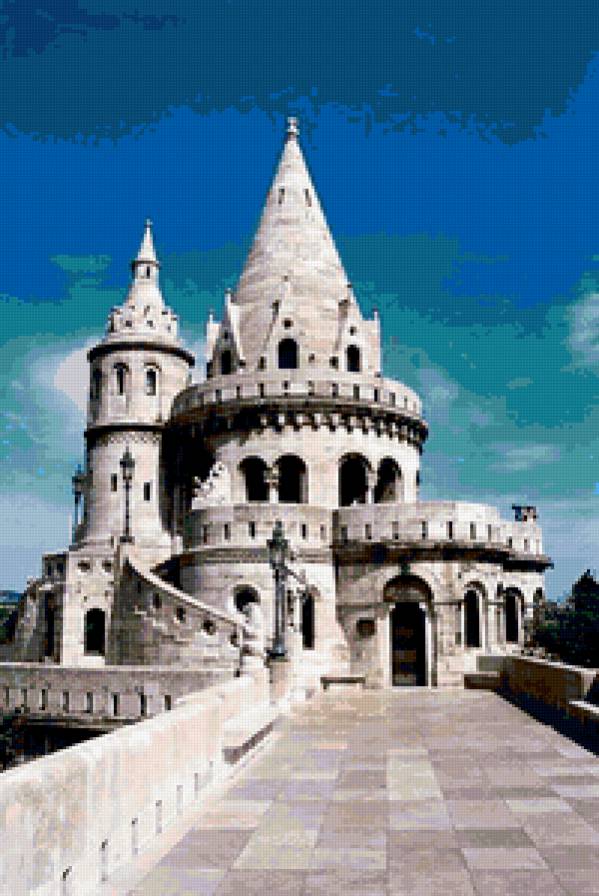 замок с башнями - замок - предпросмотр