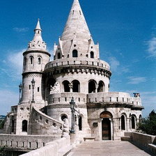 Схема вышивки «замок с башнями»