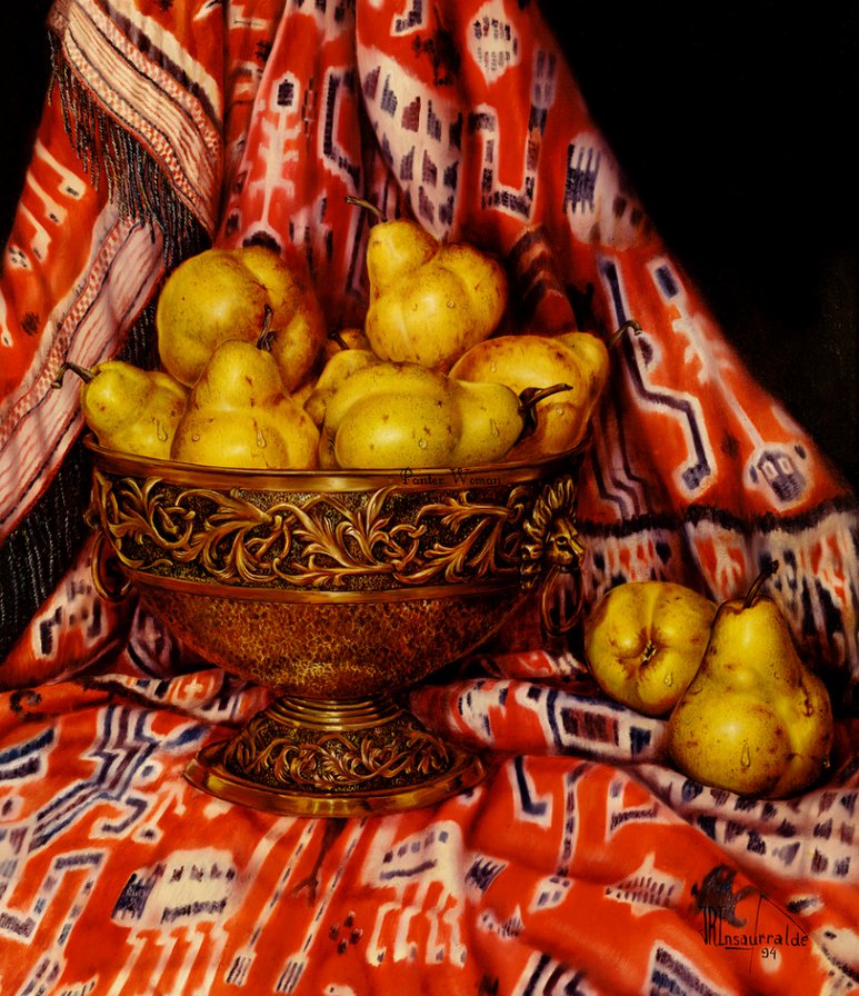 №298994 - картина, натюрморт, груши - оригинал