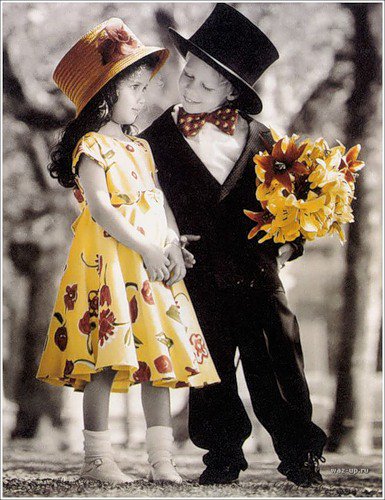 Желтые цветы - цвети, дети - оригинал