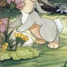 Схема вышивки «весна!!! зайчик»