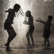 Схема вышивки «Танцы под дождем»