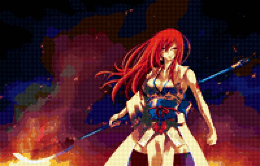 эльза - аниме, хвост феи - предпросмотр