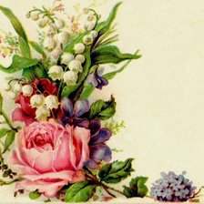 Оригинал схемы вышивки «букет цветов» (№300423)