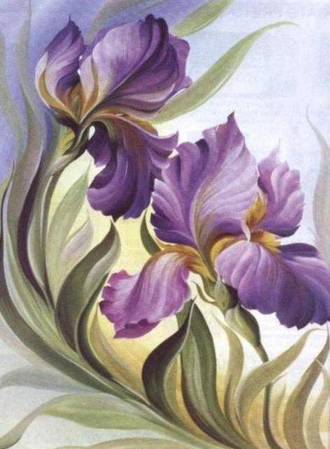 Ирисы - ирисы, цветы - оригинал