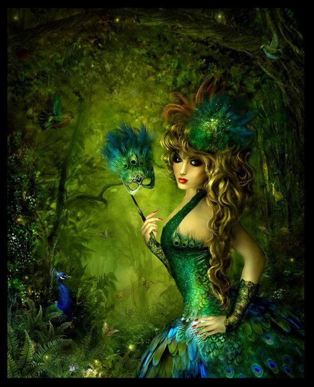 павлин - оригинал