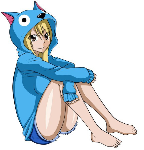 Люси-Хеппи - неко, блондинки, люси, аниме, девушки, fairy tail - оригинал