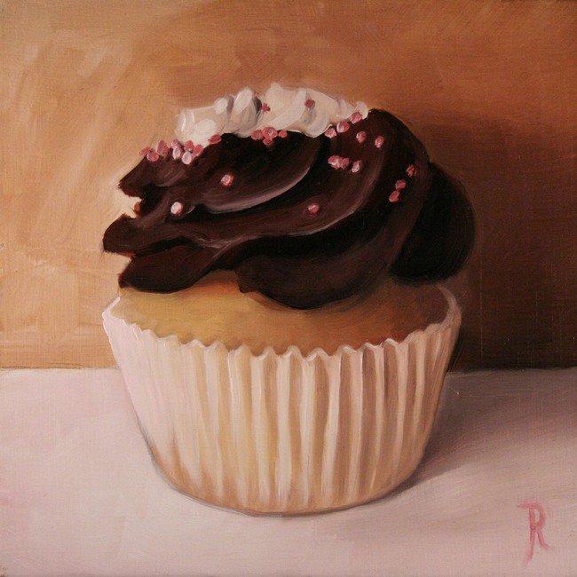 пироженные - с шоколадом - сладости, пироженное, еда - оригинал