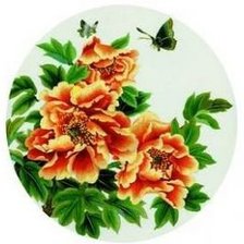 пионы и бабочки