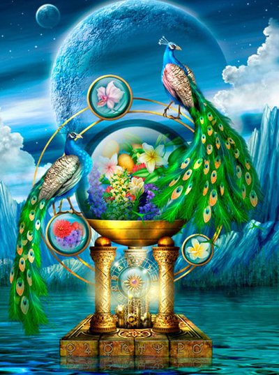 Павлины - птицы, павлины - оригинал