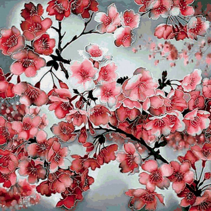 Ткань сакура. Батик Сакура. Китайские цветы батик Сакура. Китайский декупаж цветы. Сакура рисунок.