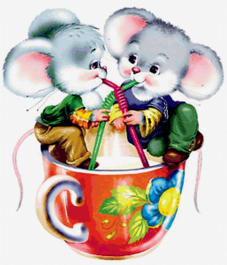 Мышата - мышки, мышата, коктейль - предпросмотр