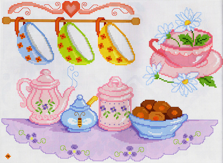 вышивка для кухни - оригинал