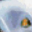 Предпросмотр схемы вышивки «домик, зима, вечер, фонарь» (№302635)